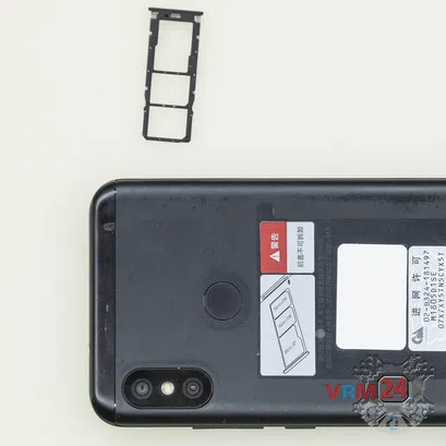 How to disassemble Xiaomi Redmi 6 Pro, Step 1/2