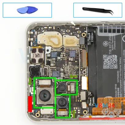 How to disassemble Xiaomi POCO F4, Step 14/1