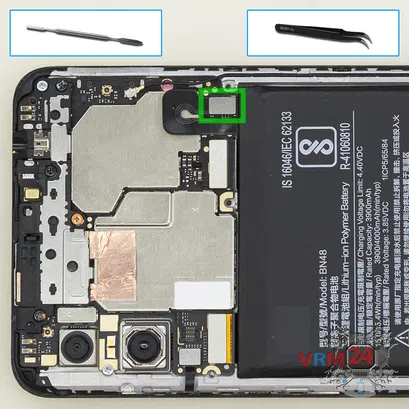Cómo desmontar Xiaomi Redmi Note 6 Pro, Paso 6/1