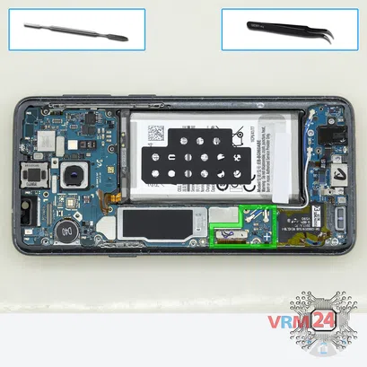 How to disassemble Samsung Galaxy S9 SM-G960, Step 7/1