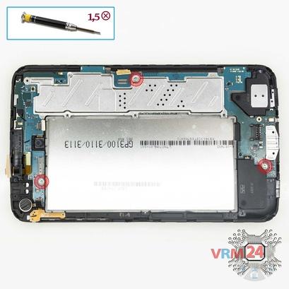 Как разобрать Samsung Galaxy Tab 3 7.0'' SM-T211, Шаг 7/1