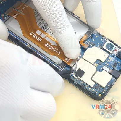 Como desmontar Samsung Galaxy A25 SM-A256 por si mesmo, Passo 10/3