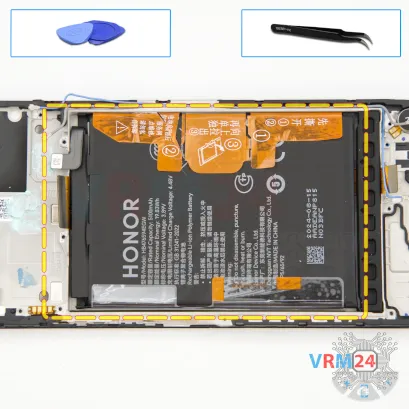 Cómo desmontar HONOR X7c, Paso 17/1
