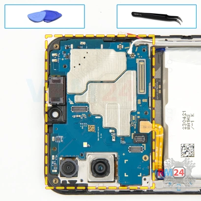 Como desmontar Samsung Galaxy A24 SM-A245 por si mesmo, Passo 15/1