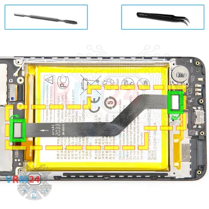 How to disassemble ZTE Blade A7s, Step 10/1