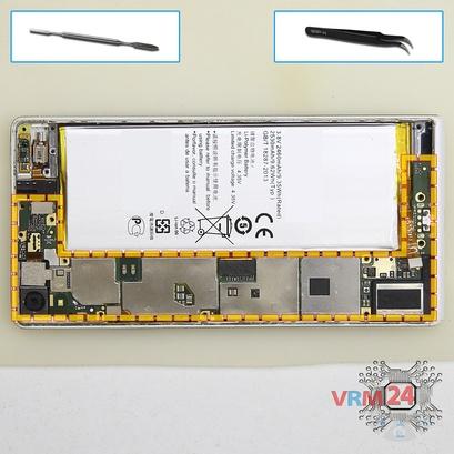 How to disassemble Huawei Ascend P7, Step 11/1