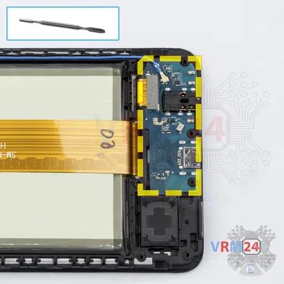 How to disassemble Samsung Galaxy A02 SM-A022, Step 10/1