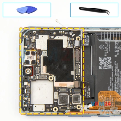How to disassemble Xiaomi 12T, Step 16/1