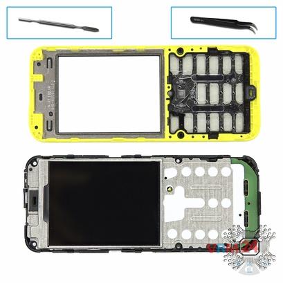 How to disassemble Nokia 220 RM-970, Step 4/1