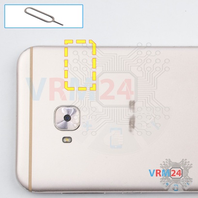 How to disassemble Asus ZenFone 4 Selfie Pro ZD552KL, Step 2/1