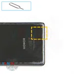 How to disassemble HONOR X9a, Step 2/1
