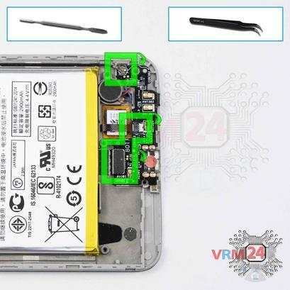 How to disassemble Asus ZenFone 3 Laser ZC551KL, Step 10/1