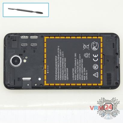 How to disassemble ZTE Blade A520, Step 2/1