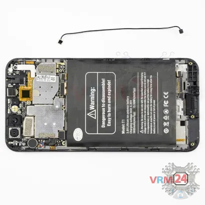 How to disassemble uleFone T1, Step 12/2