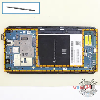 How to disassemble Asus ZenFone Go ZB551KL, Step 9/1