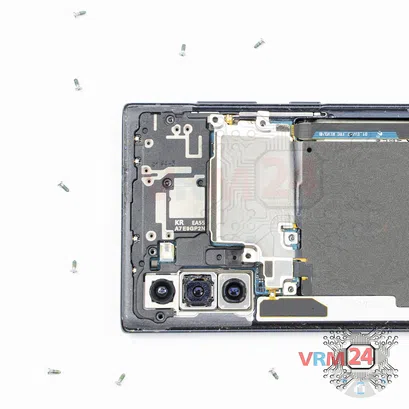 Cómo desmontar Samsung Galaxy Note 10 SM-N970, Paso 3/2
