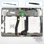 Cómo desmontar Samsung Galaxy Tab Pro 10.1'' SM-T525, Paso 3/1