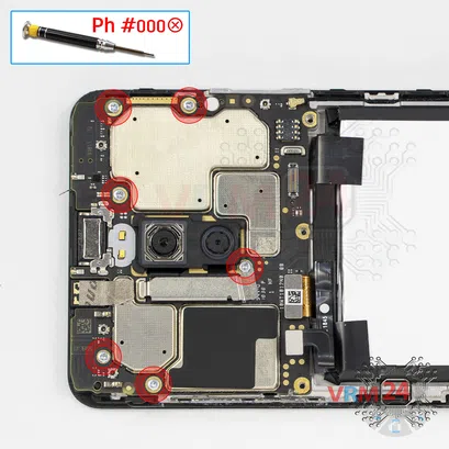 How to disassemble Meizu M8 M813H, Step 11/1