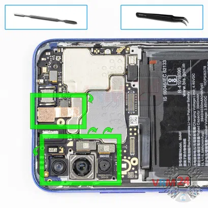 Cómo desmontar Xiaomi Mi A3, Paso 12/1