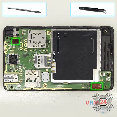 How to disassemble Nokia Asha 502 RM-921, Step 6/1