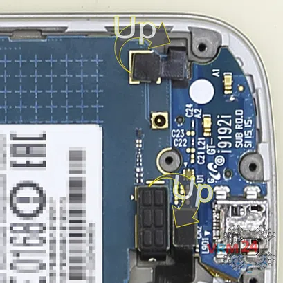 Cómo desmontar Samsung Galaxy S4 Mini Duos GT-I9192, Paso 7/4