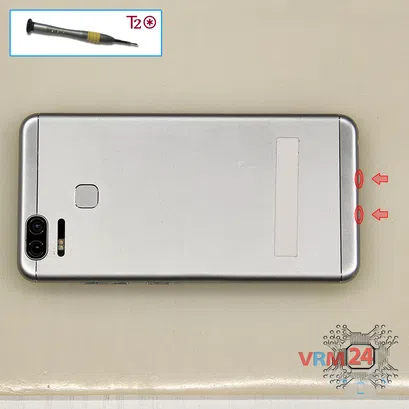 Cómo desmontar Asus ZenFone 3 Zoom ZE553KL, Paso 1/1