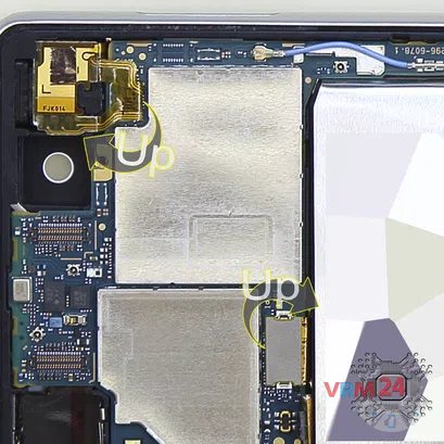 How to disassemble Sony Xperia X, Step 8/2