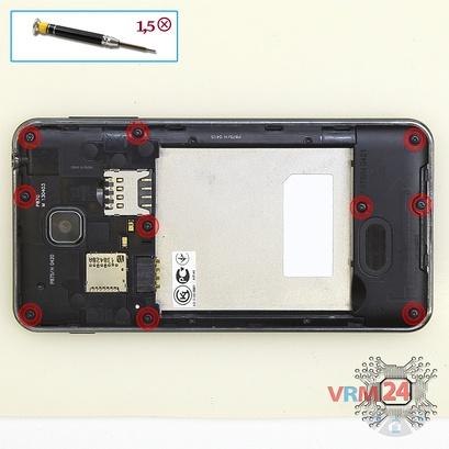 How to disassemble LG Optimus F5 P875, Step 3/1