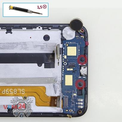 How to disassemble Micromax Canvas Juice 4 Q465, Step 8/1