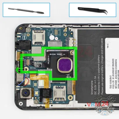 How to disassemble LEAGOO M13, Step 13/1