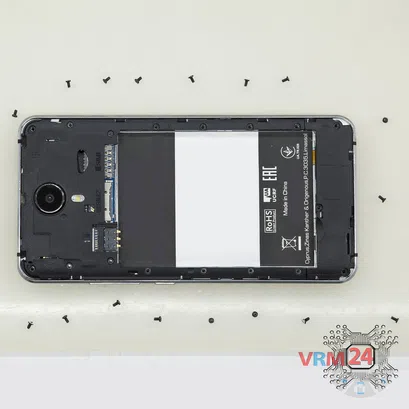 How to disassemble Prestigio Muze X5, Step 3/2