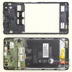 How to disassemble Lenovo A6000, Step 4/2