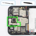 How to disassemble Nokia 1.3 TA-1205, Step 8/1