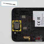 How to disassemble Alcatel One 5033D, Step 11/1