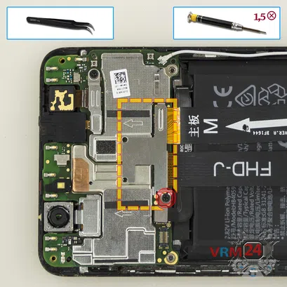 How to disassemble Huawei Nova, Step 14/1