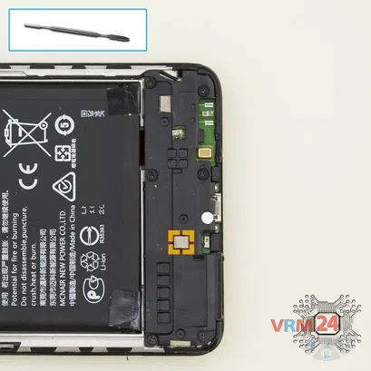 Como desmontar Nokia 3.1 Plus TA-1104 por si mesmo, Passo 7/1