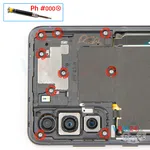 How to disassemble Samsung Galaxy S21 FE SM-G990, Step 4/1