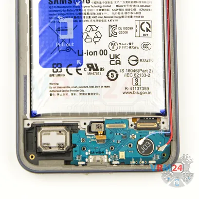 How to disassemble Samsung Galaxy A35 5G SM-A356, Step 12/2