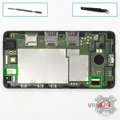 How to disassemble Microsoft Lumia 430 DS RM-1099, Step 7/1