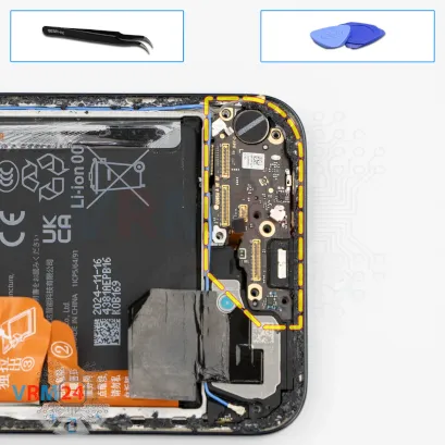 Cómo desmontar Huawei Nova 13, Paso 13/1