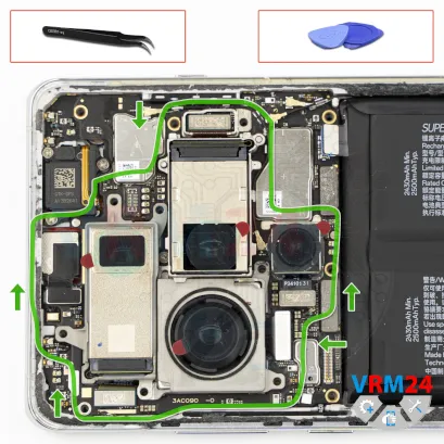 How to disassemble Oppo Find X7 Ultra, Step 18/1