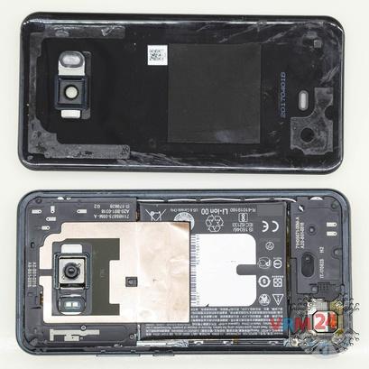 How to disassemble HTC U11, Step 2/2