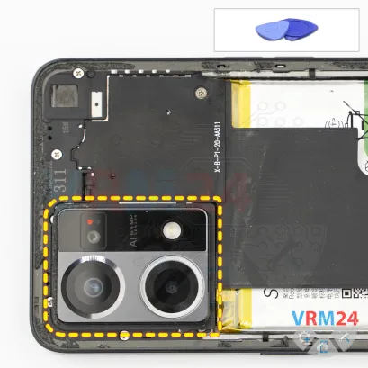 How to disassemble Oppo Reno7 4G, Step 4/1