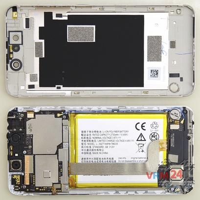 How to disassemble ZTE Blade V8, Step 3/2