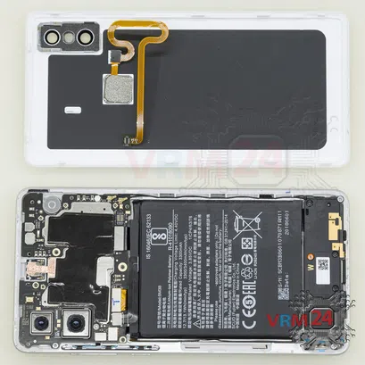 How to disassemble Xiaomi Mi Mix 2S, Step 5/2