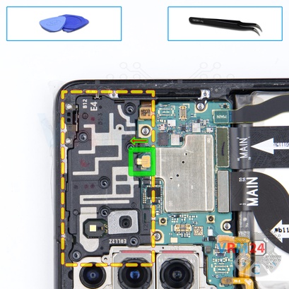How to disassemble Samsung Galaxy S21 Plus SM-G996, Step 7/1