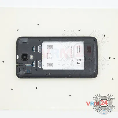 How to disassemble Micromax Bolt Q383, Step 3/2