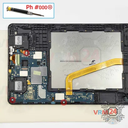 Cómo desmontar Samsung Galaxy Tab A 10.5'' SM-T590, Paso 17/1