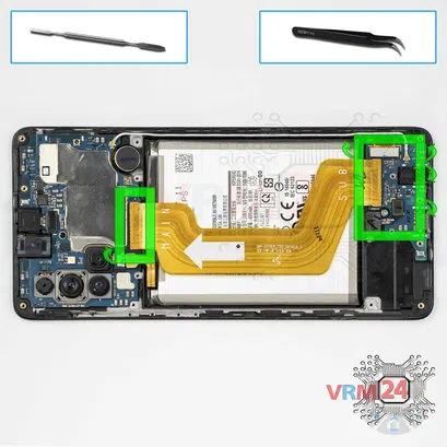 Como desmontar Samsung Galaxy A71 SM-A715 por si mesmo, Passo 7/1