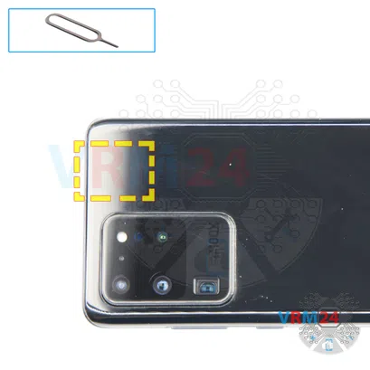 How to disassemble Samsung Galaxy S20 Ultra SM-G988, Step 2/1